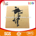 Environmental square wood stamp